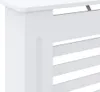 vidaXL MDF radiátorová lišta biela 78 cm Náhľad obrázku produktu 6