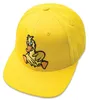Koaa Snapback Cap Die Ente "Auf'm Schirm" mit Flat Brim in gelb