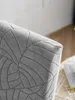 Stuhlhusse - Hellgrau Jacquard - Universeller Stuhlbezug - Produktbild-Vorschau 4