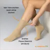 6 Paar Diabetiker Socken ohne Gummi 97% Baumwolle Damen Produktbild-Vorschau 5