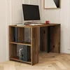 Skye Decor, Lima - Walnut, Anthracite, bureau, noyer, 100 % Voir les images du produit 3