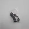 A black audio cable is shown inside a clear plastic bag against a light gray background. Voir les images du produit