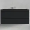 LOMAZOO Badezimmermöbel - Matt Schwarz - Badmöbel - 100 cm Produktbild-Vorschau 6