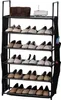Herzberg 6-lagiges Schuhregal - 47 x 100 cm, Schwarz Produktbild-Vorschau 3