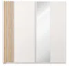 AX LIVING Kleiderschrank weiß mit Spiegel 200 cm – Beralto Produktbild-Vorschau 4