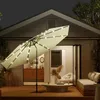 QEENTOE, ombrellone da giardino rotondo, diametro 300 cm, Anteprima dell’immagine prodotto 8
