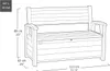 Keter K261839, Rettangolare, noce, Cestino per rifiuti, 227 Anteprima dell’immagine prodotto 5