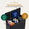 CASABEL Drievoudige keukenprullenbak 3x20l, roestvrij staal Productafbeelding-voorbeeld 5