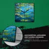 Coloray Uhr auf Leinwand 30x30 cm Wand Uhr Dekoration Produktbild-Vorschau 5