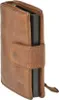 Bear Design Kartenetui Geldbörse Leder cognac mit RFID Produktbild-Vorschau 4