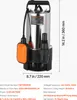 VEVOR 710W pompa sommergibile, 20000l/h, pompa per acque Anteprima dell’immagine prodotto 7