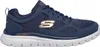 A side view of a blue Skechers sneaker. Produktbild-Vorschau