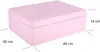 Creative Deco XL Rosa Große Holzkiste Aufbewahrungsbox Produktbild-Vorschau 2