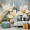 Muralo Vlies Fototapete BLUMEN Blätter Natur Malarei Produktbild-Vorschau 6