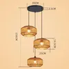 ZMH lampa wisząca boho lampa wisząca rattanowa lampa Podgląd zdjęcia produktu 4