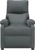 A front view of a dark gray fabric massage chair. Náhľad obrázku produktu