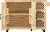 Kuchynský ostrov 120x75cm skladací servisný vozík s Náhľad obrázku produktu 11