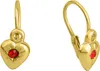 Zeeme for Kids Ohrringe Gold 333 Motiv Herz Produktbild-Vorschau 1