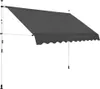 vidaXL Tenda a scomparsa manuale 250 cm antracite - Tende Anteprima dell’immagine prodotto 2