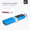 CELLONIC 1x Batteria per Aspirapolvere Compatibile con ZACO Anteprima dell’immagine prodotto 5