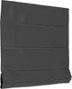 A close-up, front-facing view of a dark gray Roman blind. Produktbild-Vorschau