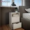 Szafka nocna Vicco Ruben Biały 38 x 66.6 cm, Model 34276 Podgląd zdjęcia produktu 5