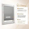 Sonello Wabenplissee Klemmfix ohne Bohren 85cm x 160cm Grau Produktbild-Vorschau 4