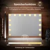 SUNXURY Kozmetické zrkadlo 58x12x45,5cm s osvetlením Náhľad obrázku produktu 3