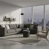 Relaxdays Hocker Samt, Sitzhocker mit Stauraum, gepolstert, Produktbild-Vorschau 5