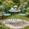 Gartentisch Lani für überdachten Außenbereich, Eisen, Blau, Produktbild-Vorschau 2
