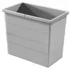 Hailo 28 Liter Inneneimer 1125729 hellgrau 415 x 242 x 350 Produktbild-Vorschau 1