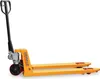 A product shot of a yellow pallet jack on a white background. Produktbild-Vorschau