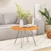 vidaXL Plateau de table Ø90x2,5 cm Rond Bois massif Acacia Voir les images du produit 1