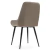 Rear view of a modern, upholstered dining chair. Náhľad obrázku produktu