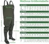 Cuissardes de pêche pour étang, pantalon de pêche, bottes Voir les images du produit 4