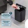 bremermann Seau à maquillage mural carré 3 litres avec Voir les images du produit 5