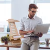 Büroerhöhung - Bambus - Sitz-Steh-Erhöhung Laptop - Produktbild-Vorschau 4