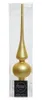 Goldene Weihnachtsbaumspitze 26cm, Glas, matt, elegant, Produktbild-Vorschau 5