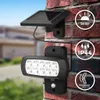 LED solárne vonkajšie svetlo PIR snímač pohybu nástenné Náhľad obrázku produktu 1