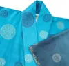 Bassetti Baumwollsatin-Kimono PALLAVICINO Farbe BLAU B1 Produktbild-Vorschau 3