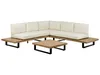 BELIANI Lounge Set Hellbraunes Akazienholz 5-Sitzer mit Produktbild-Vorschau 3