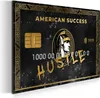 Success Card Motivation Wandbild Leinwandbild Kunst Deko XL Produktbild-Vorschau 1