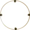 Kerzenring Stabkerzenhalter Metall Mattgold Ø35cm für Produktbild-Vorschau 4