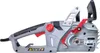 A side view of an electric chainsaw against a white background. Podgląd zdjęcia produktu