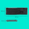 Logitech MK270, dimensioni complete (100%), senza fili, RF Anteprima dell’immagine prodotto 7
