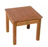 A wooden side table on a white background. Voir les images du produit