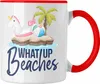 Trendation - Whats Up Beaches Strand Tasse Geschenk Urlaub Produktbild-Vorschau 1