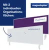 Magnetoplan Tischtrennwand VarioPin - 160x50cm - Produktbild-Vorschau 3