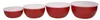 KitchenAid - Zestaw misek z pokrywkami 4 szt. Empire Red Podgląd zdjęcia produktu 11