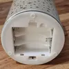 Cylinder glas met sterren 10led warm wit d9hx12 cm Productafbeelding-voorbeeld 5